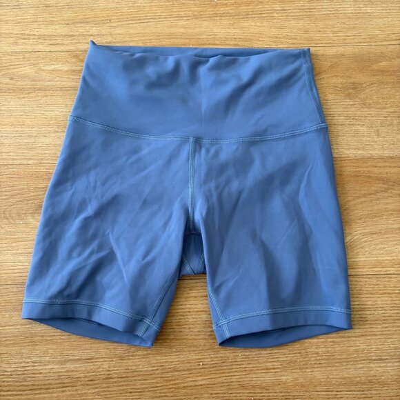 Lululemon Athletic Wunder Train High Rise Short 6” Water Drop Women’s Size 6 - Picture 1 of 9